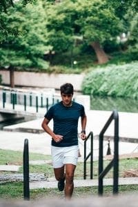 a man running